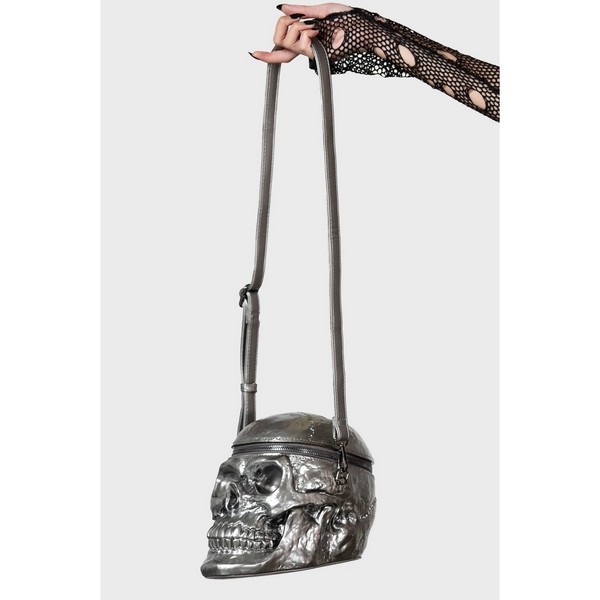 KILLSTAR Grave Digger Skull ハンドバッグ Grave Digger Skull Handbag [VELVET] | Killstar
