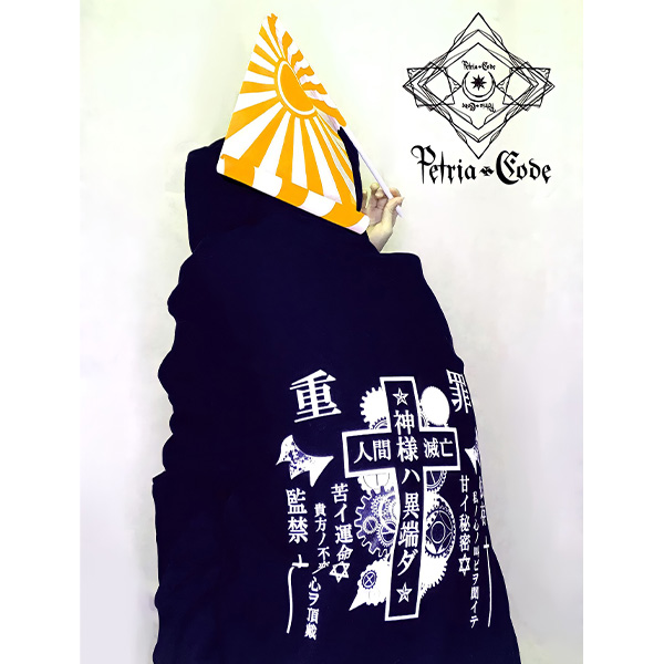 Petria=Code / 神の徒 Zip Hoodie［BLK］ジップフーディー（301825