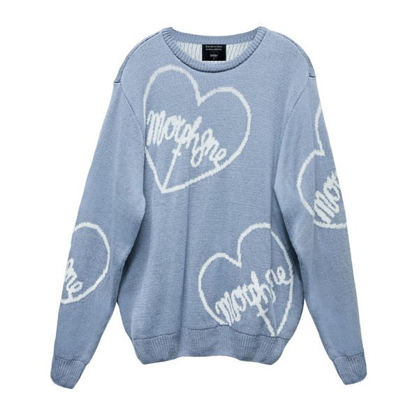 MORPH8NE / BLUE MORPH8NE KNIT JUMPER トップス（ORS_09） - QOOZA