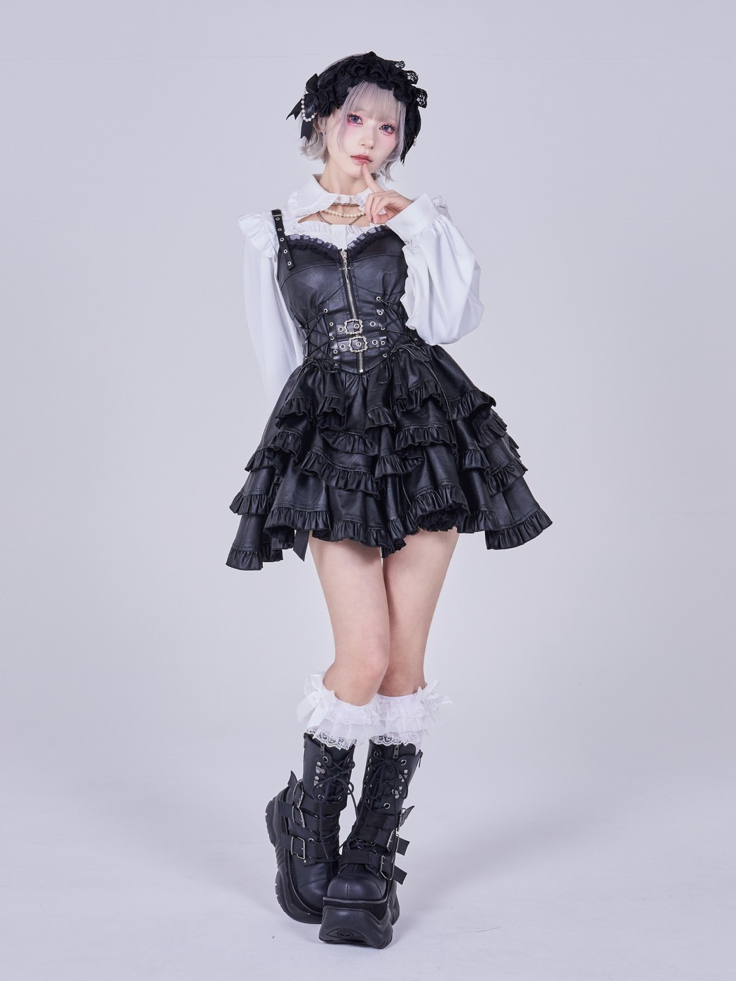 IMVAL / Layered Frill Dress - QOOZA