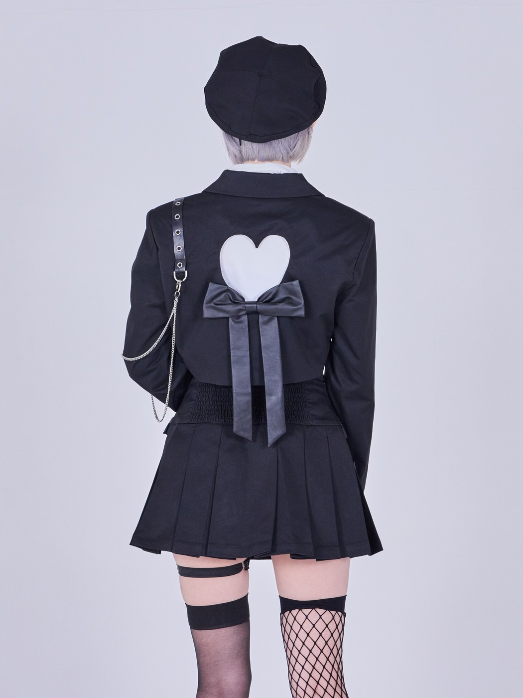 『格安』 IMVAL Cut-out Jacket & Skirt Set IMVAL / Cut-out Jacket & Skirt Set［STRIPE］ - QOOZA