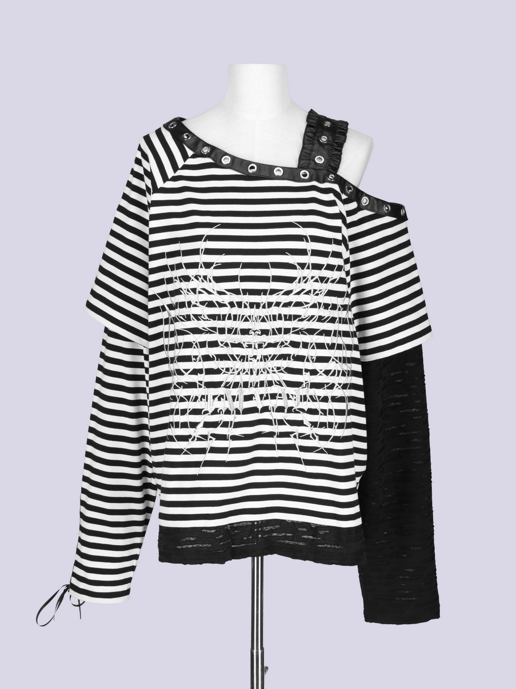 IMVAL / Off-Shoulder Top［BKWH］ - QOOZA