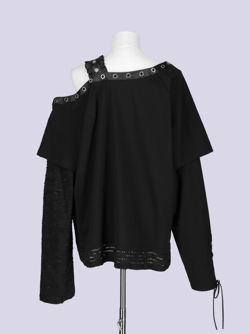 IMVAL / Off-Shoulder Top［BLK］ - QOOZA