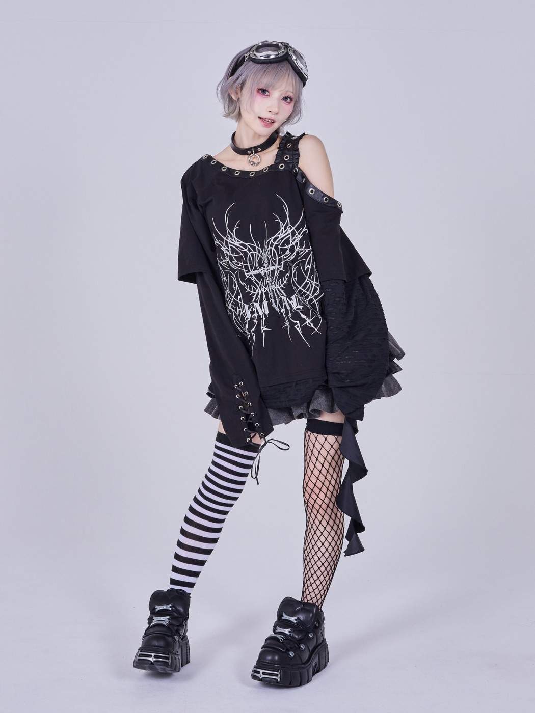 IMVAL / Off-Shoulder Top［BLK］ - QOOZA