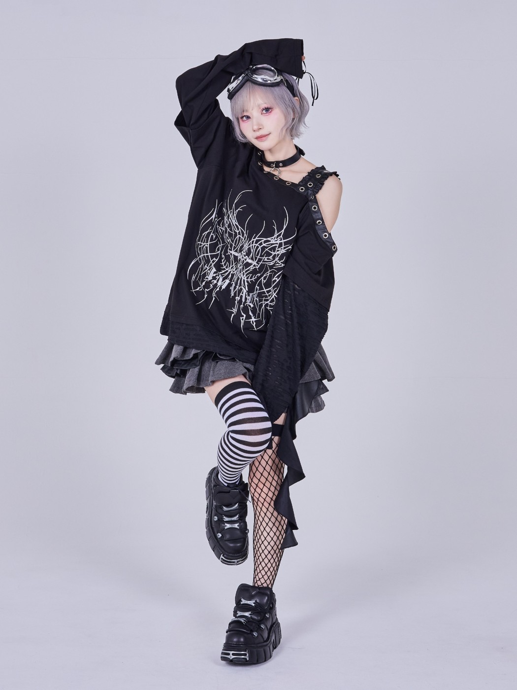 IMVAL / Off-Shoulder Top［BLK］ - QOOZA