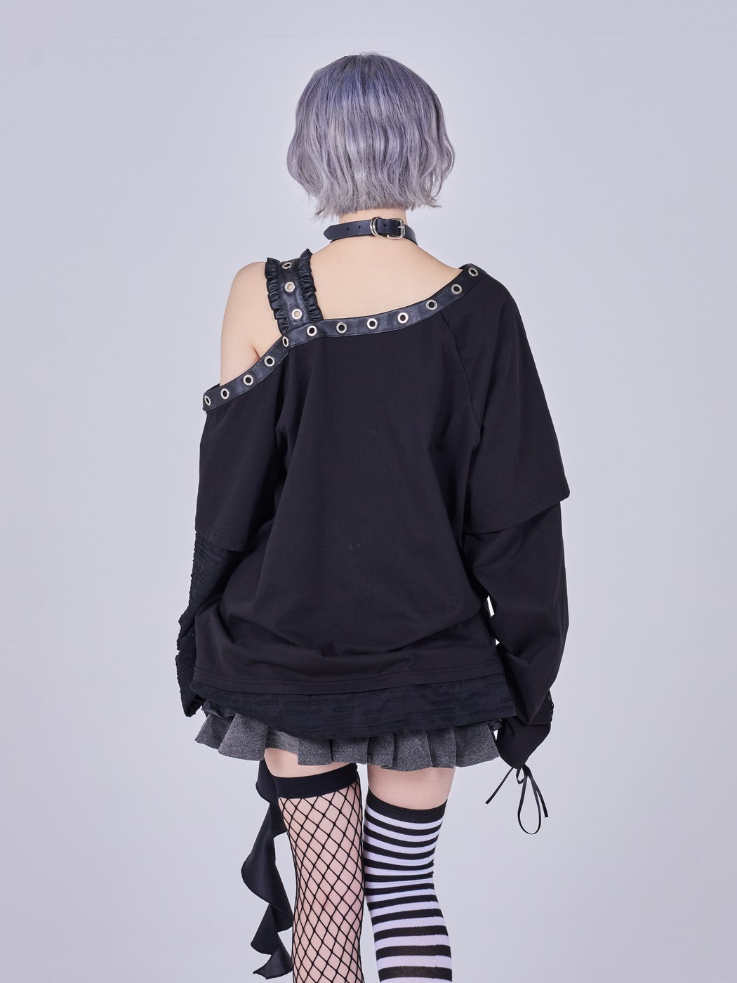 IMVAL / Off-Shoulder Top［BLK］ - QOOZA