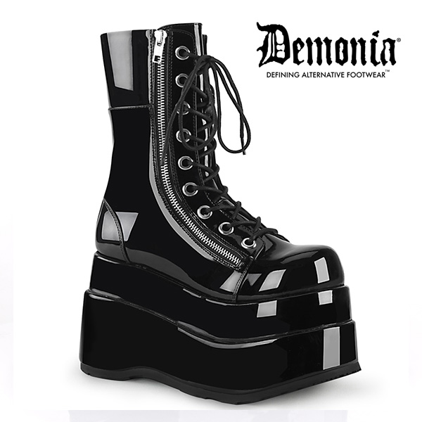 DEMONIA / BEAR-265 Blk Pat［BEAR265/B］ ブーツ - QOOZA