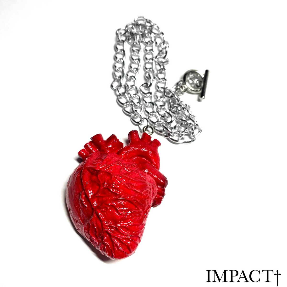 IMPACT / Heartネックレス（レッド） - QOOZA