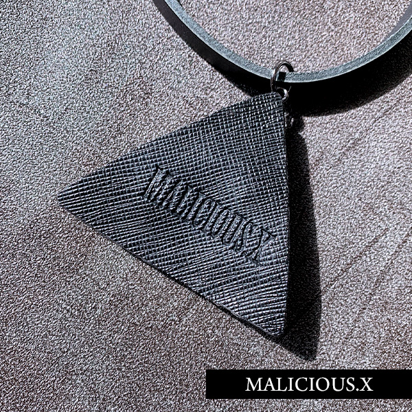 MALICIOUS.X / CAT EYE CHOKER ［BK×BLUE/Cat］ チョーカー（MAL008