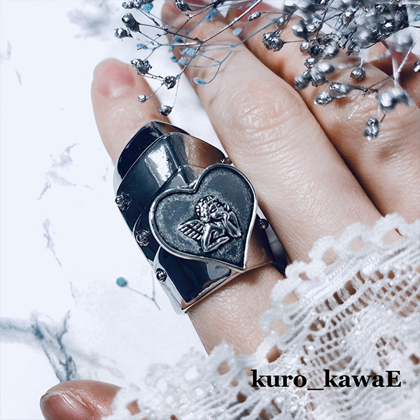 kuro_kawaE / 天使のアーマーリング（KURO010） - QOOZA