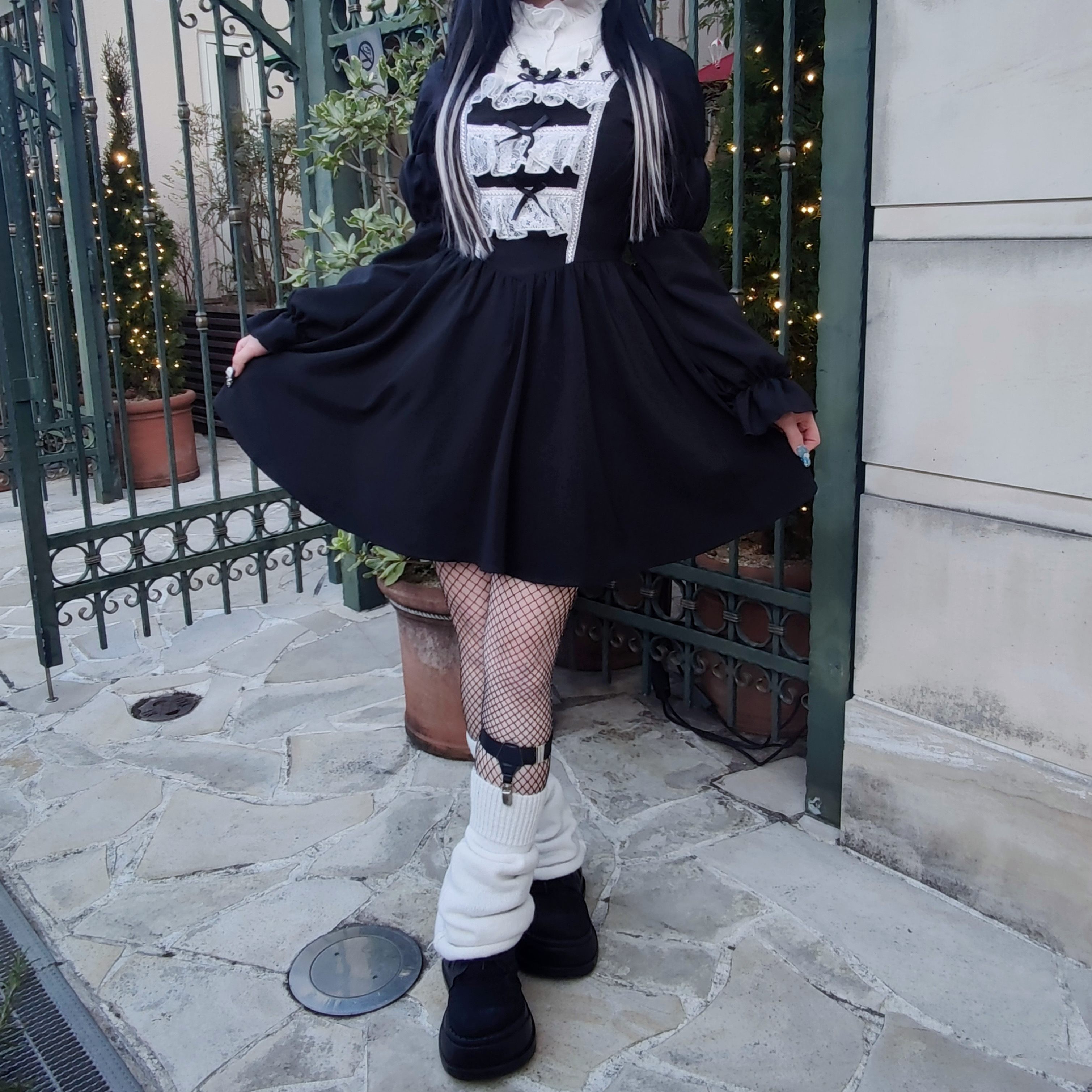 QOOZA Dark in Love レザー ワンピース