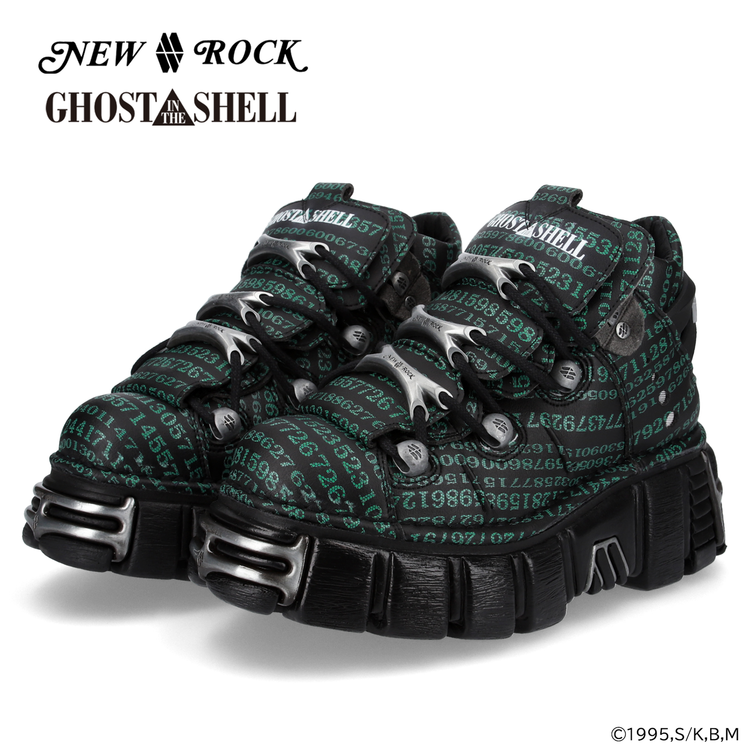 専用NEWROCK NEW ROCK × GHOST IN THE SHELL / Opening Code〔GRN〕 - QOOZA