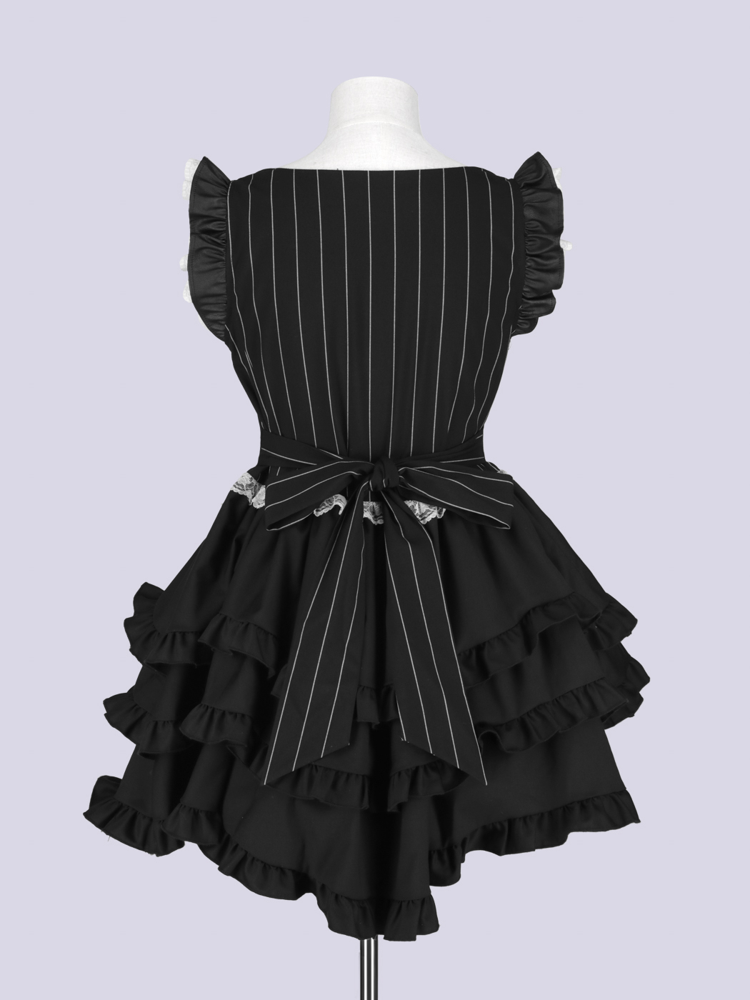 IMVAL / Layered Vest Dress［STRIPE］ - QOOZA