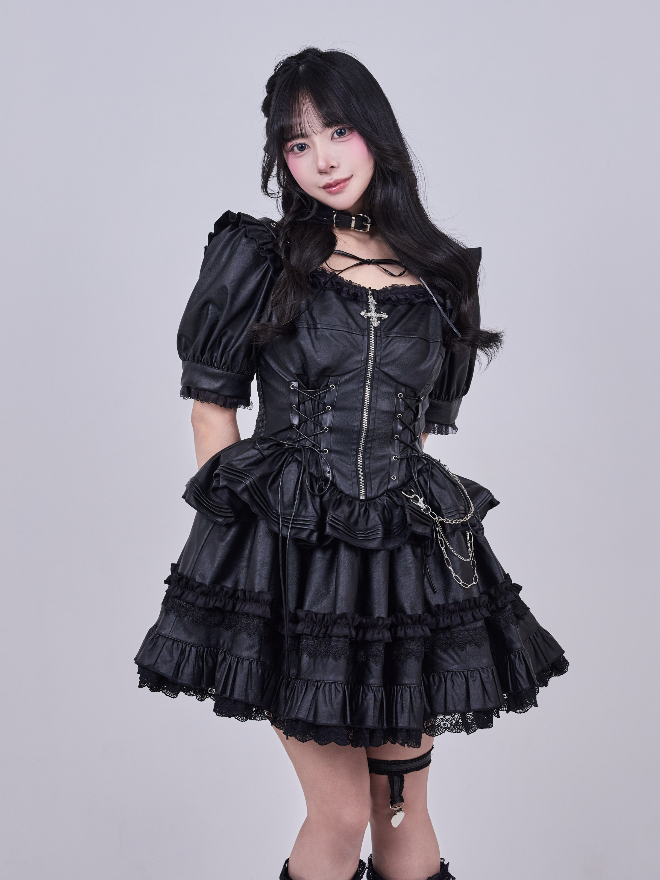 IMVAL / Skeleton Chain Dress - QOOZA