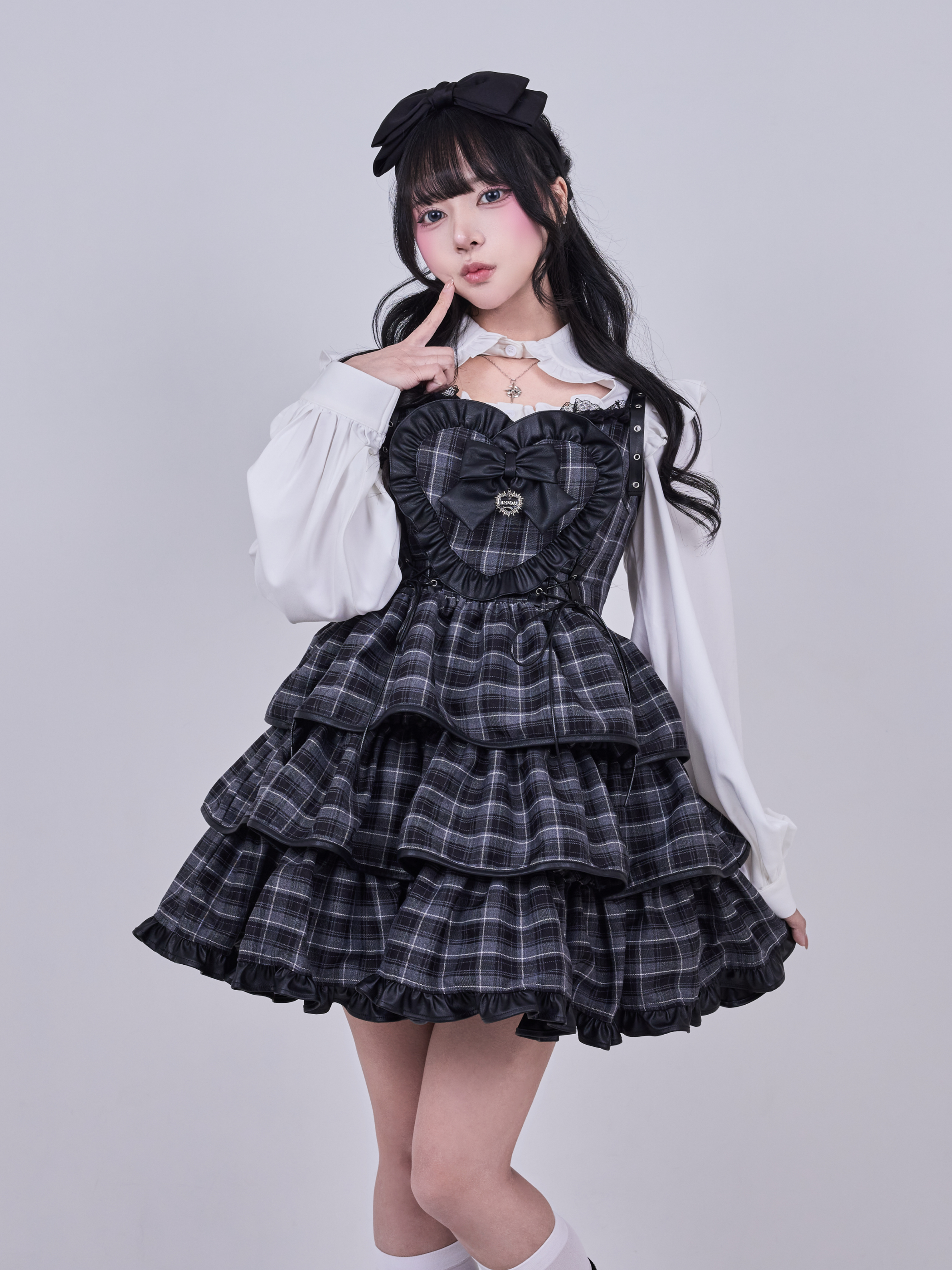 QOOZA IMVAL / Frill Heart Dress ワンピース 0806150031_6892ef7f25704.png