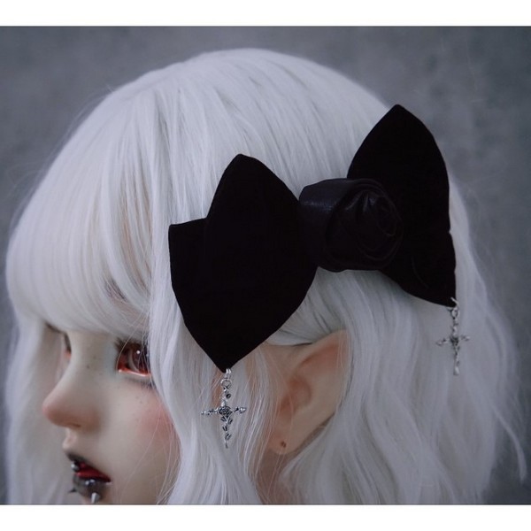 heyep／ヘイップ】ドロップクリスタルバレッタ （ヘア