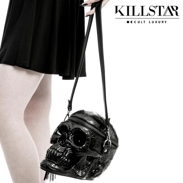 KILLSTAR / Grave Digger Skull Handbag [B] ハンドバッグ（K-BAG-U-2128） - QOOZA