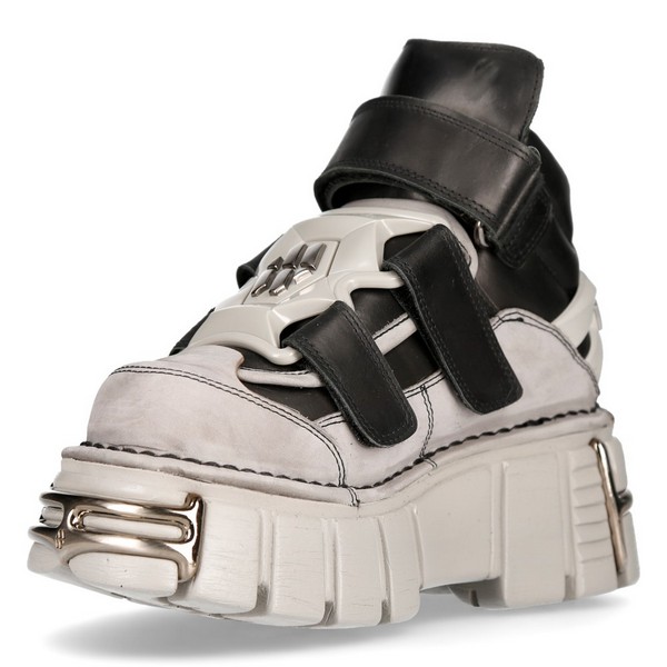 NEW ROCK / ANKLE BOOT METALLIC M-285-S30 厚底シューズ（NR041） - QOOZA