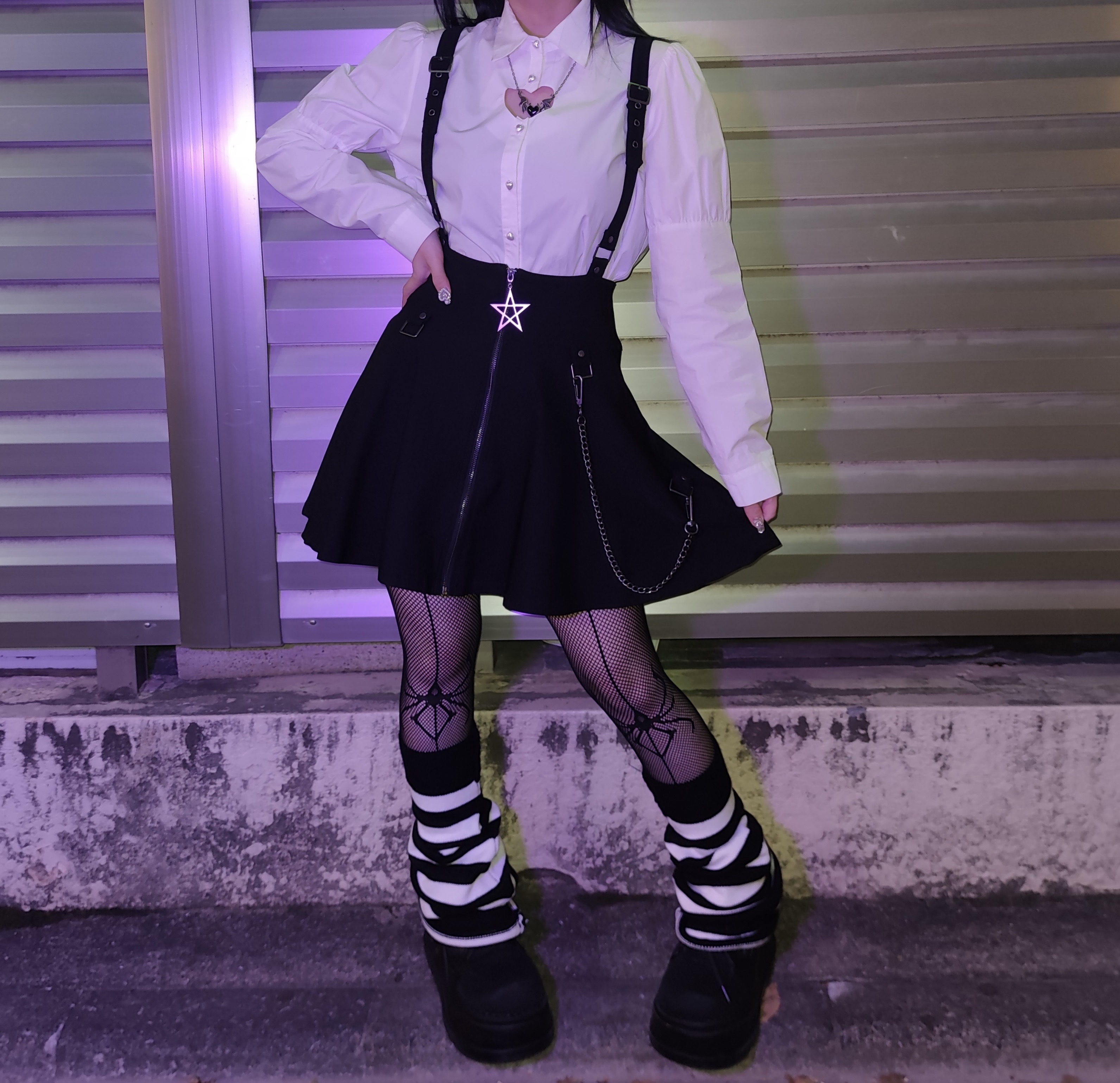 KILLSTAR / Study Hell Suspender Skirt [B] スカート（KSRA006611 