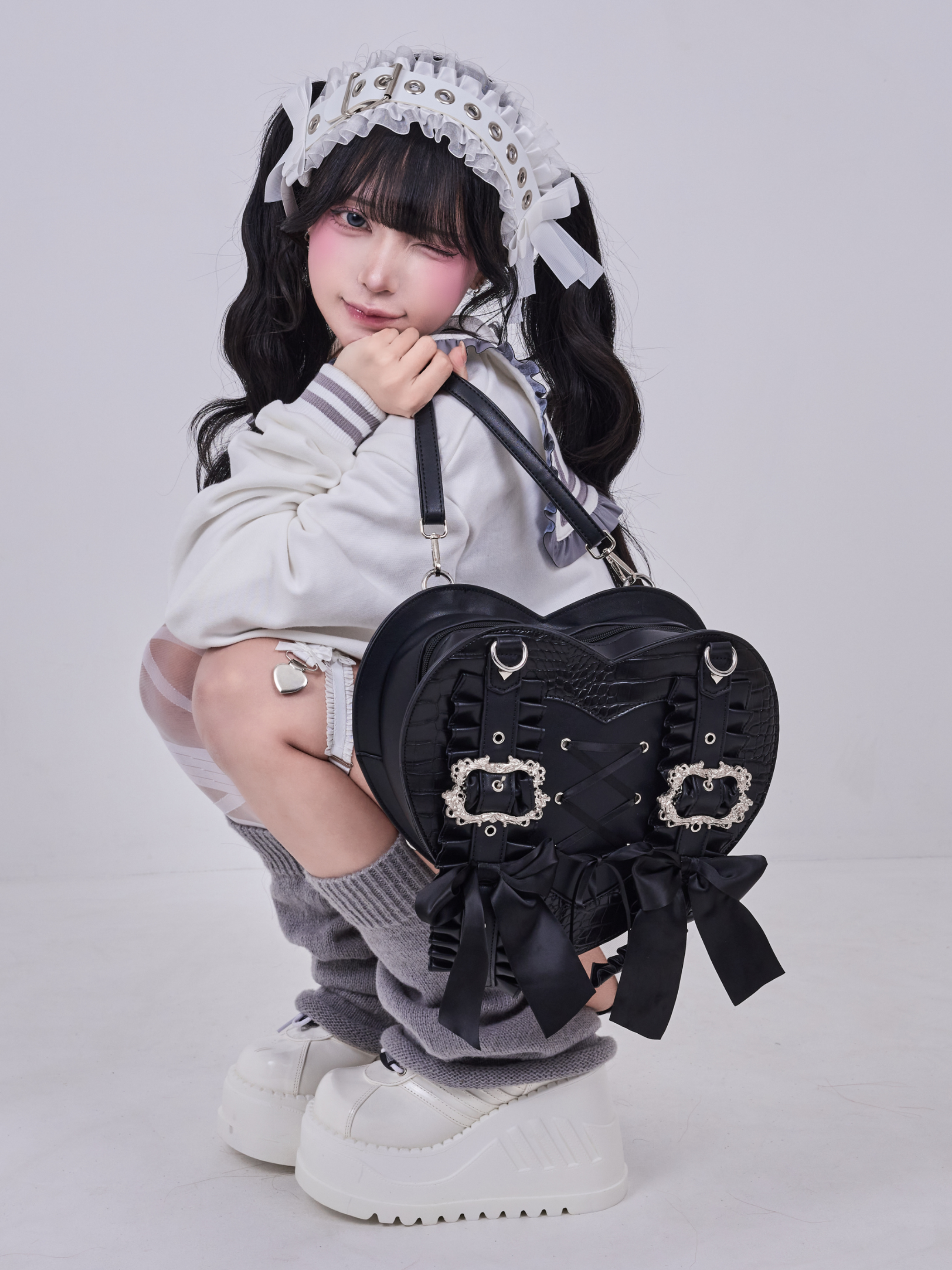 バッグ IMVAL Heart 2way Bag IMVAL / Heart 2way Bag - QOOZA