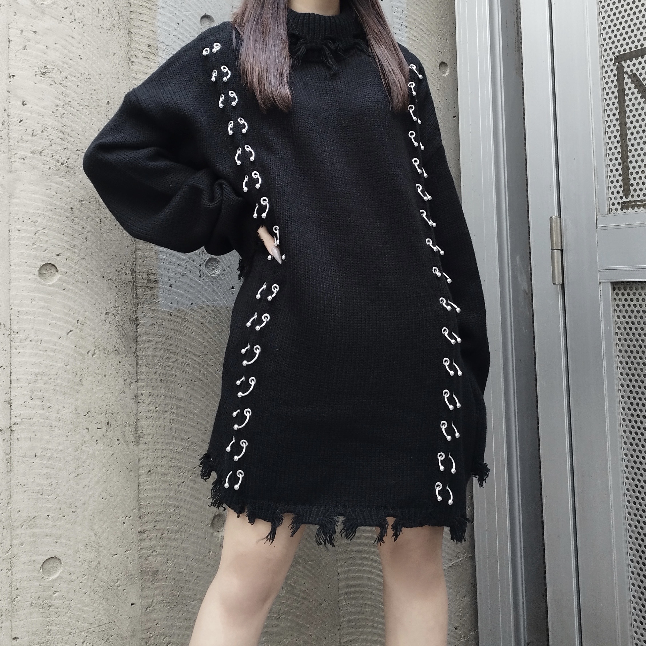 ◆ palestrinaです。　◆ 25SS Glitter polo knit(MEN'S) - CURRENTAGE ONLINE STORE