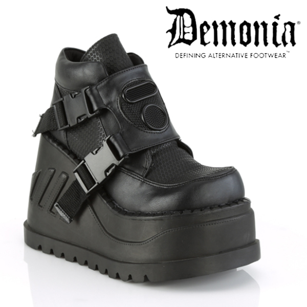 DEMONIA(デモニア) / STOMP-15 Blk Vegan Leather［STO15/BVL］ ブーツ