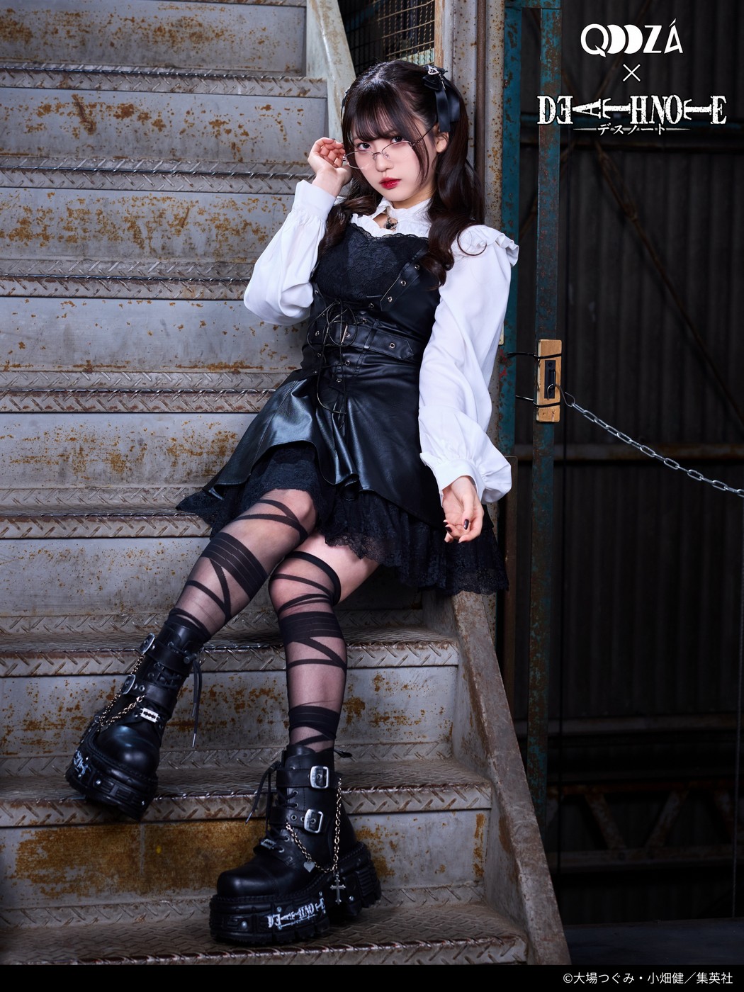 NEW ROCK × DEATH NOTE / MISA ANKLE BOOT（23cm-29cm） - QOOZA