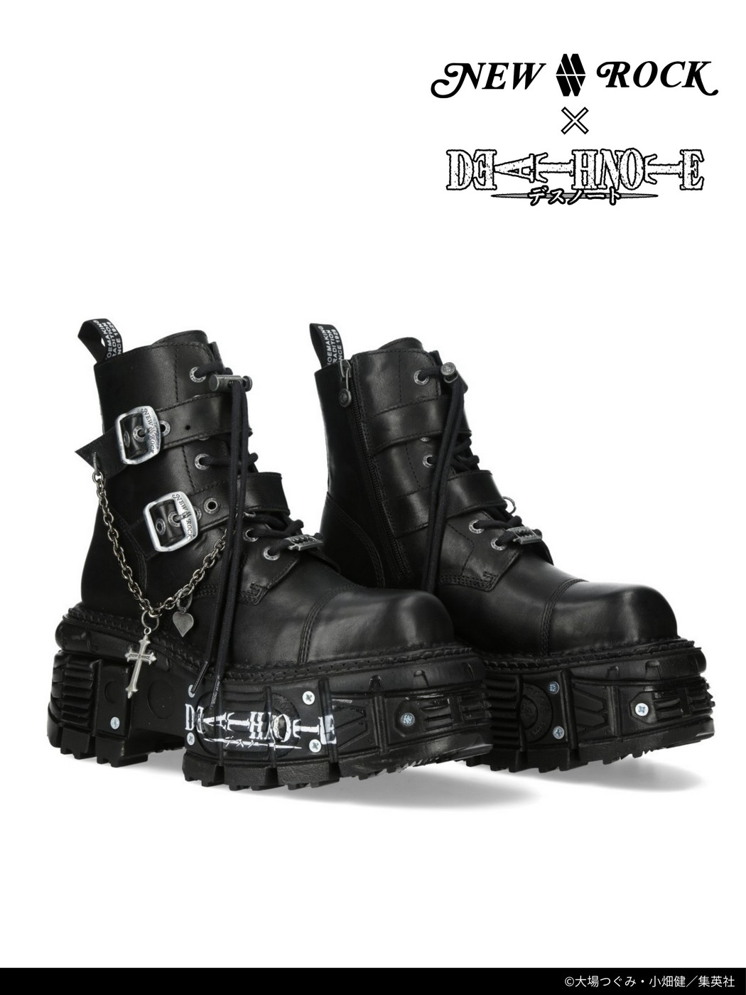 NEW ROCK × DEATH NOTE / MISA ANKLE BOOT（23cm-29cm） - QOOZA