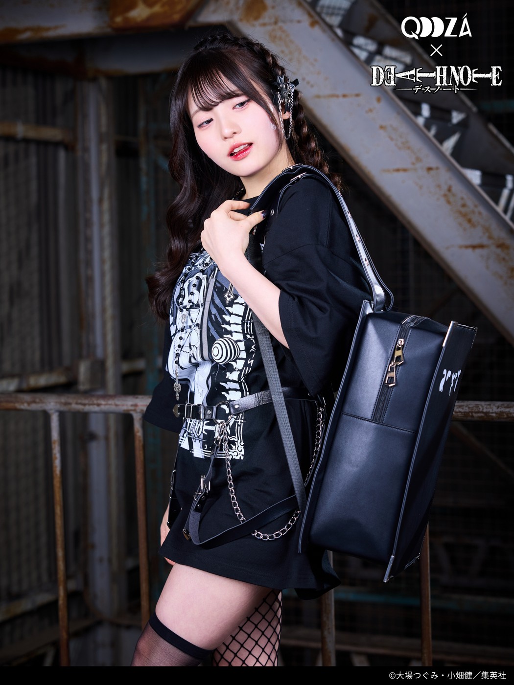 QOOZA × DEATH NOTE / MISA DEATH NOTE BACKPACK - QOOZA