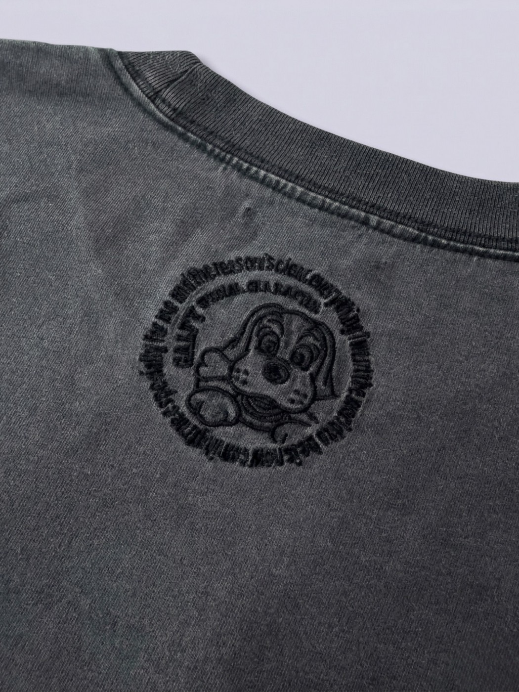 IMVAL×GALFY / Doll Dog Damaged TEE-INK - QOOZA