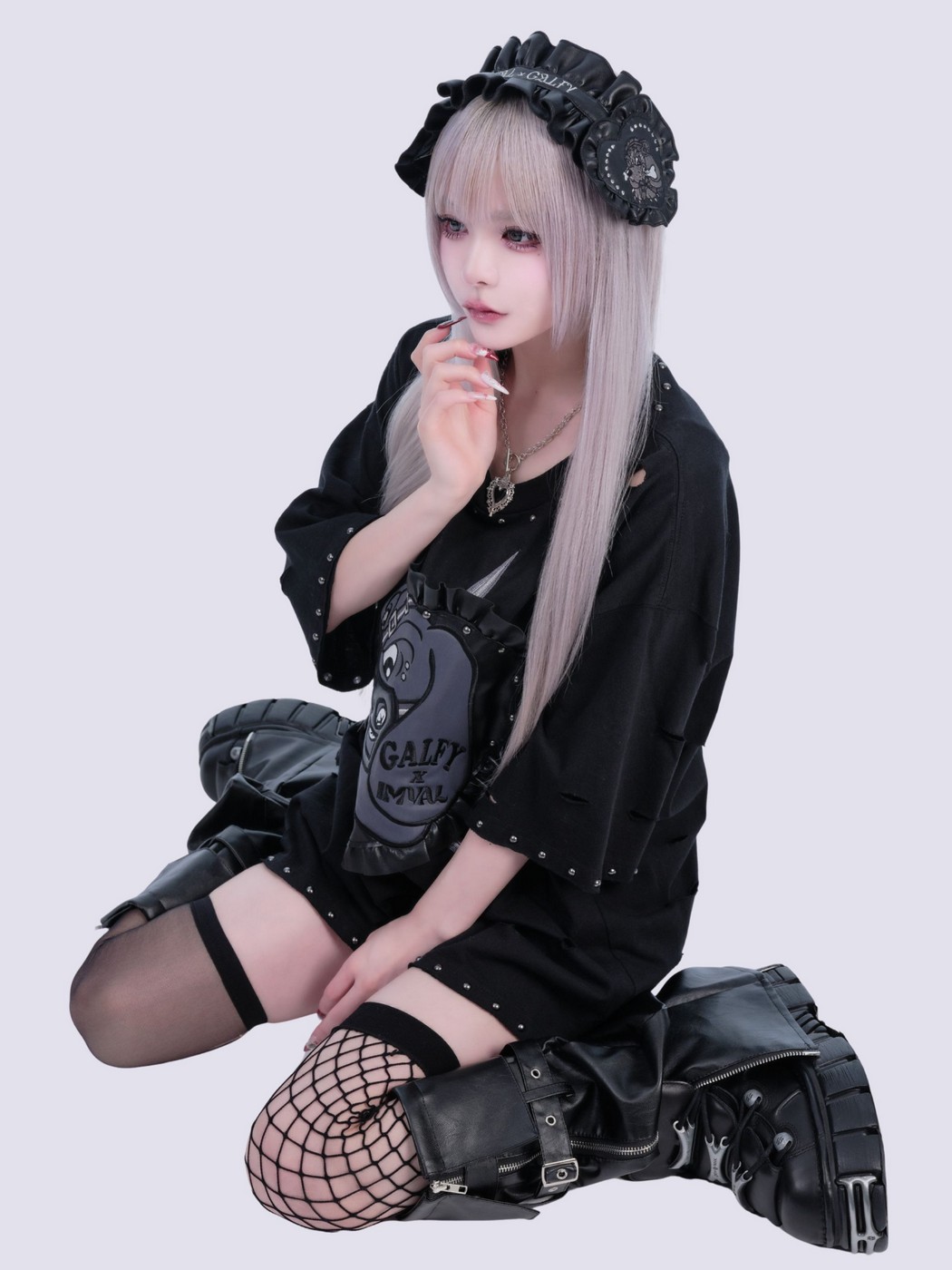 IMVAL×GALFY / Doll Dog Headdress-PU - QOOZA