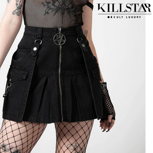KILLSTAR / Geiger Zip Mini Skirt スカート（KSRA005607） - QOOZA