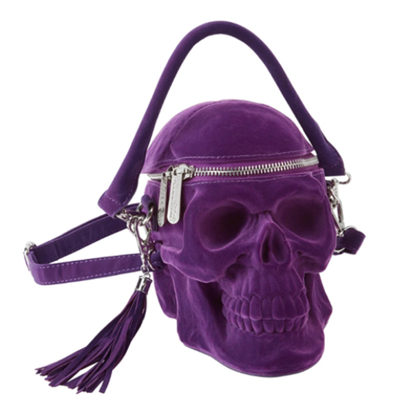 熱販売 Digger Grave / KILLSTAR Skull バッグ [PLUM] Handbag チョーク