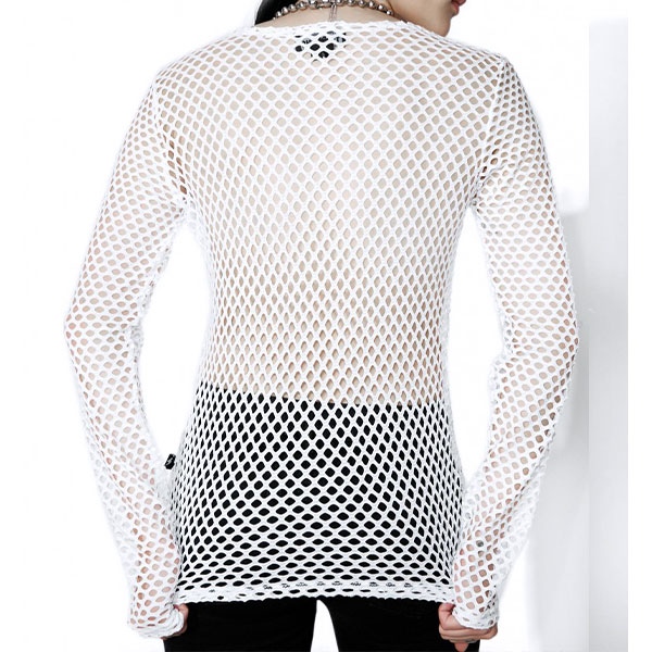メッシュトップス QOOZAセレクト / メッシュトップス［WHT］（582295） - QOOZA
