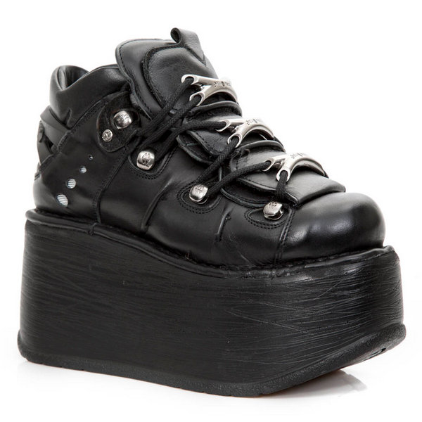 NEW ROCK / ANKLE BOOT METALLIC M-EP106-S1 厚底ブーツ（NR006） - QOOZA