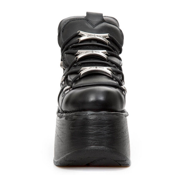 NEW ROCK / ANKLE BOOT METALLIC M-EP106-S1 厚底ブーツ（NR006） - QOOZA