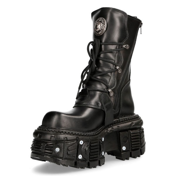 NEW ROCK / BOOT BLACK IMPERFECT M-TANK373-S1 厚底ブーツ