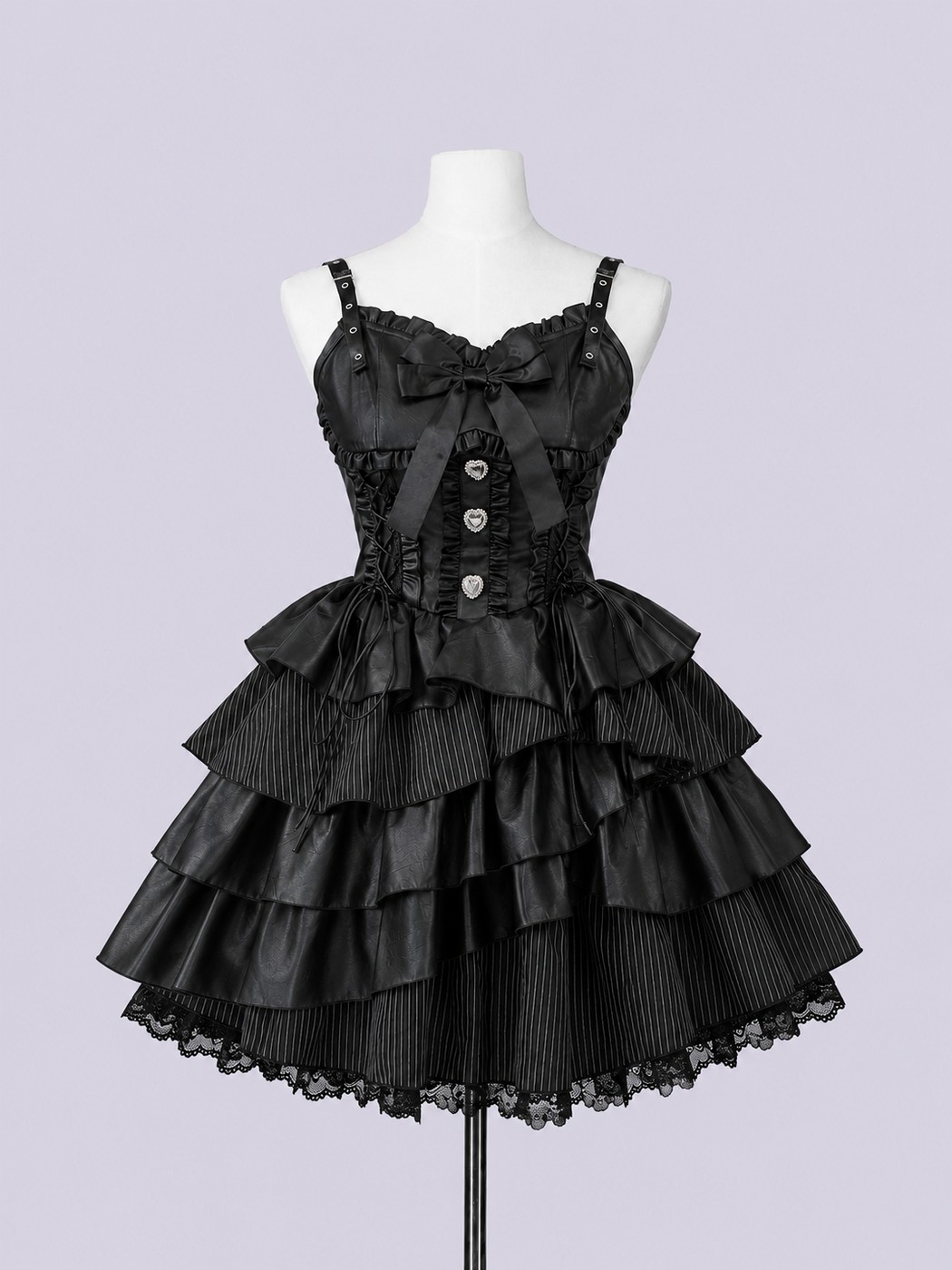 IMVAL / Asymmetry Layered Dress - QOOZA
