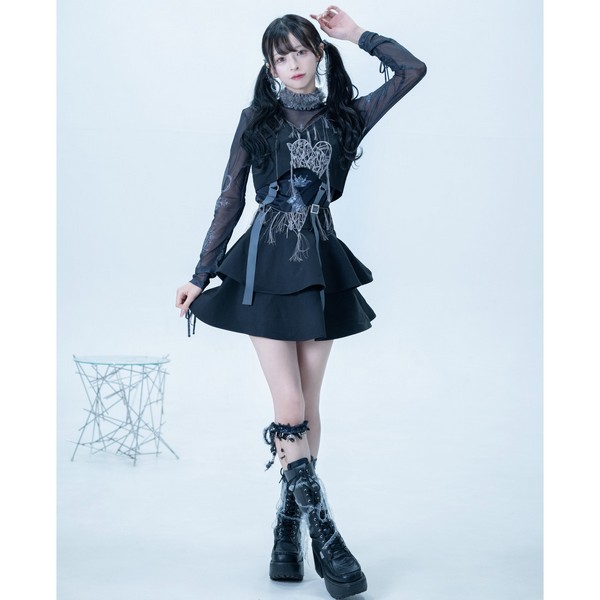 DEPEN DOLL / Heart spider setup (skirt)（DP014） - QOOZA 