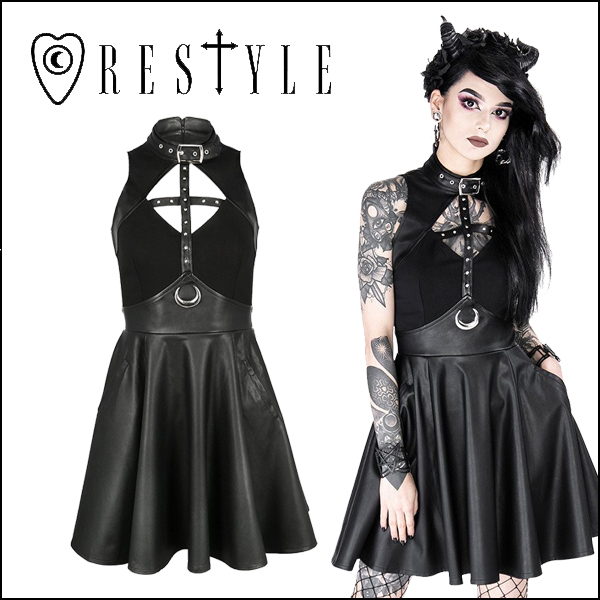 RESTYLE /Gothic Davina Buckled Dress ワンピース（850117
