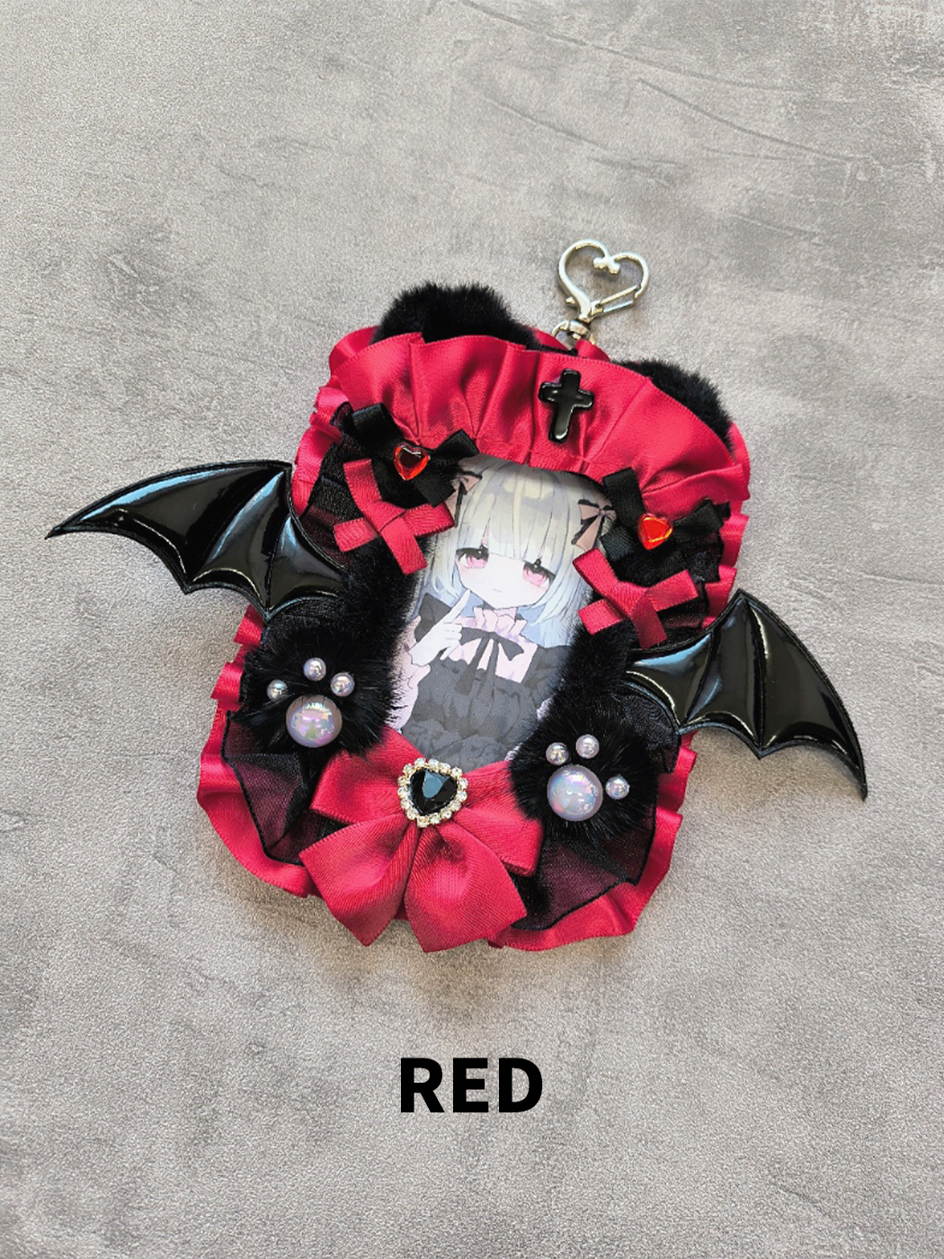 ののりぼん / 猫耳デビル チェキケース - QOOZA