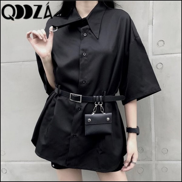 QOOZAセレクト / ビッグシャツ+ベルトセット（581350） - QOOZA