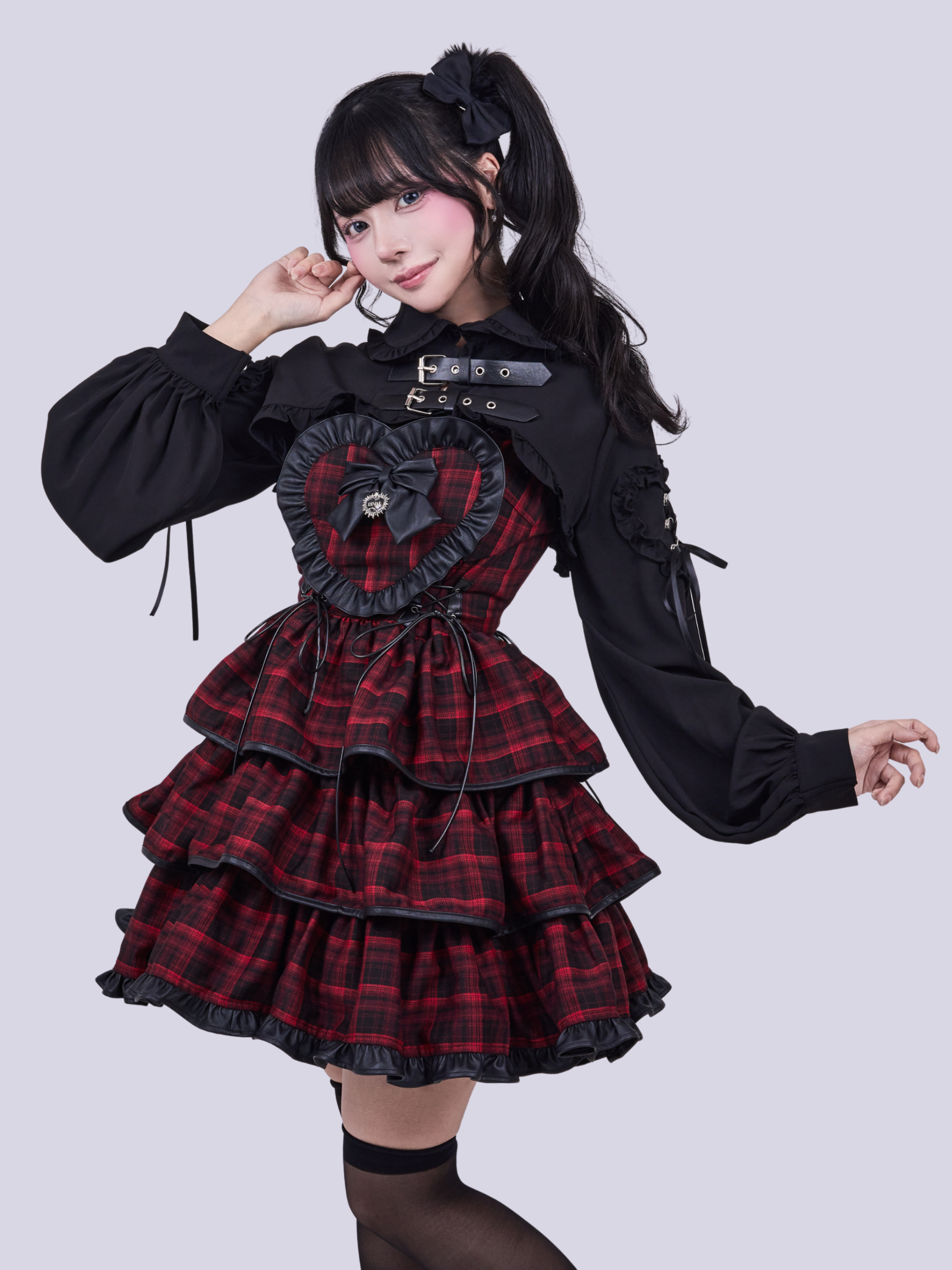 IMVAL / Short Bolero Blouse［BLK］ - QOOZA