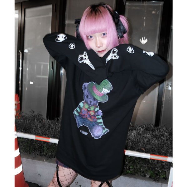 可愛いハグオーワーレミレリーフコラボParis Tシャツ❣️ REMI RELIEF×HUG O WaRコラボT-sh（planty hollywood cat