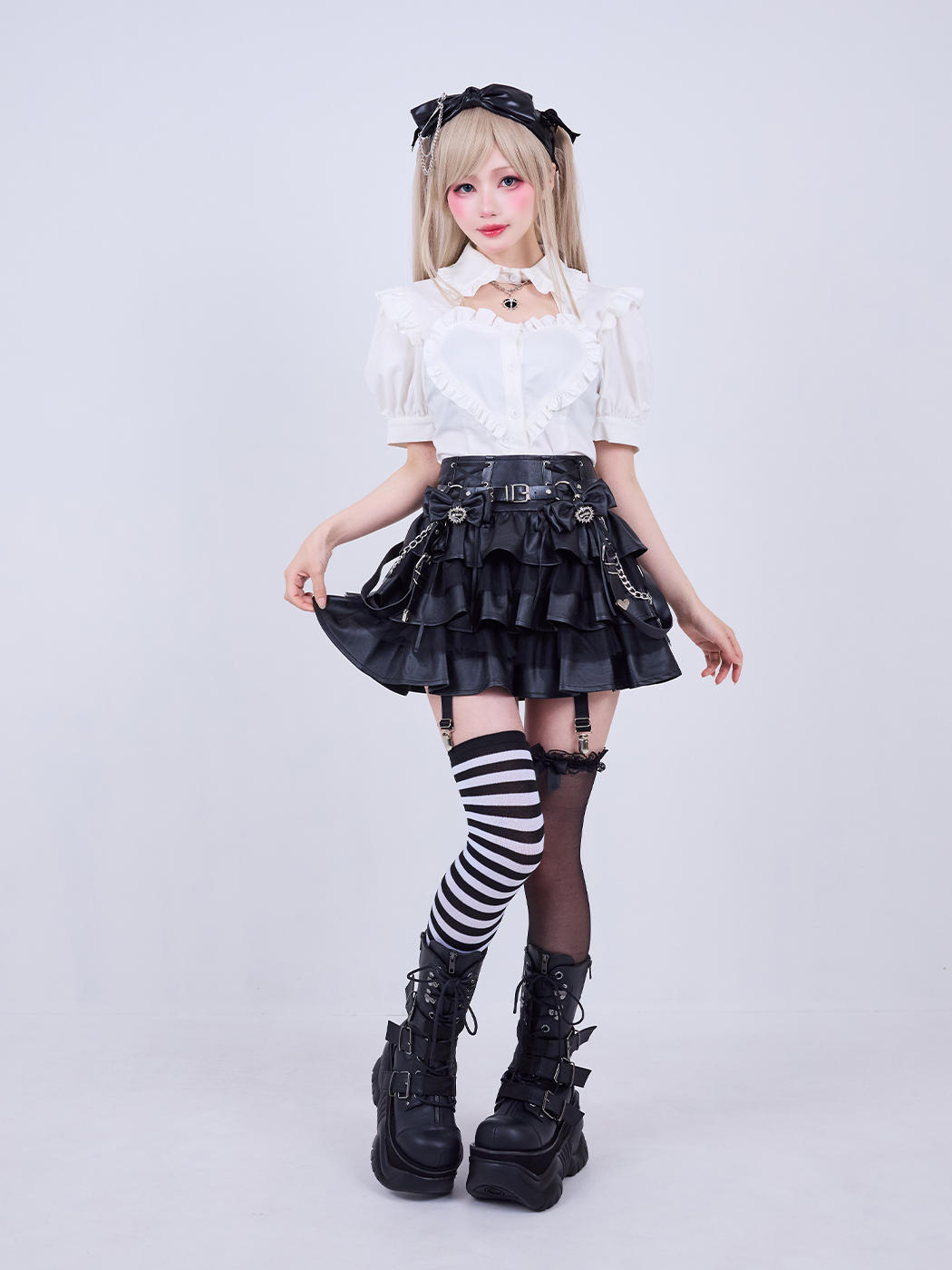 QOOZA IMVAL スカート IMVAL / Frill Volume Skirt - QOOZA