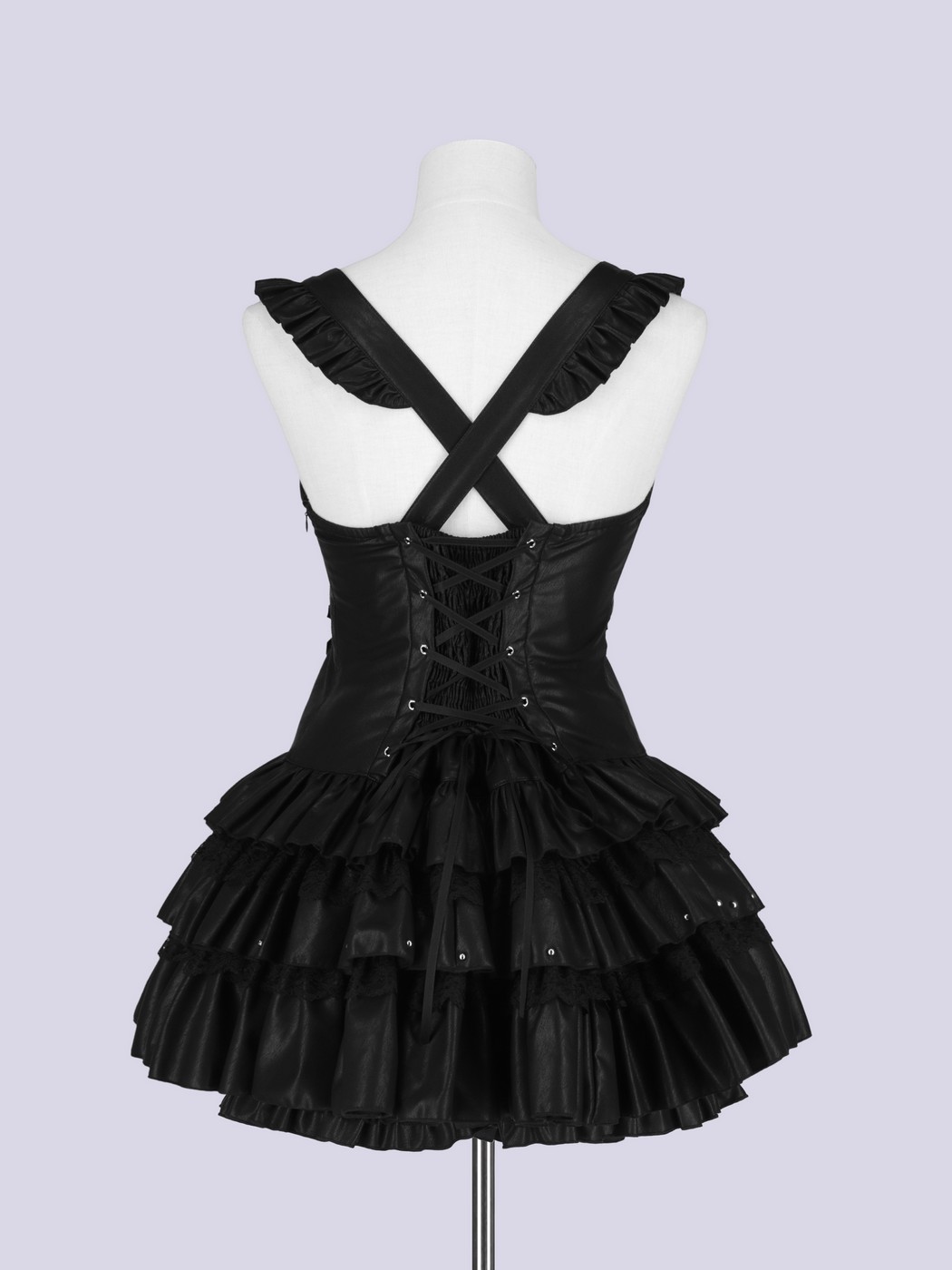 IMVAL / Heart Apron Dress - PU - QOOZA