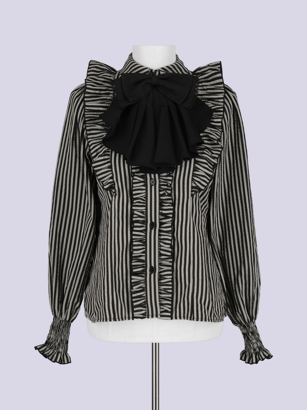 IMVAL / Classical Jabot Blouse - STR - QOOZA