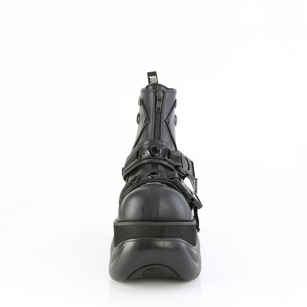DEMONIA / BOXER-60 Blk Vegan Leather［BOX60/BVL］厚底ブーツ