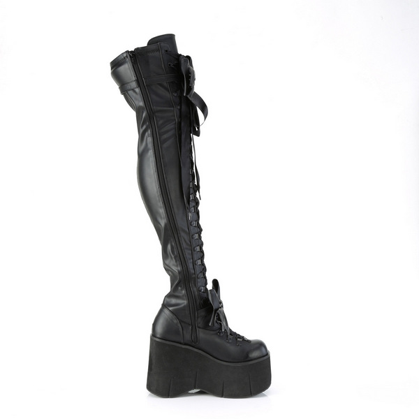 DEMONIA / KERA-303 Blk Stretch Vegan Leather［KERA303/BVL］厚底 