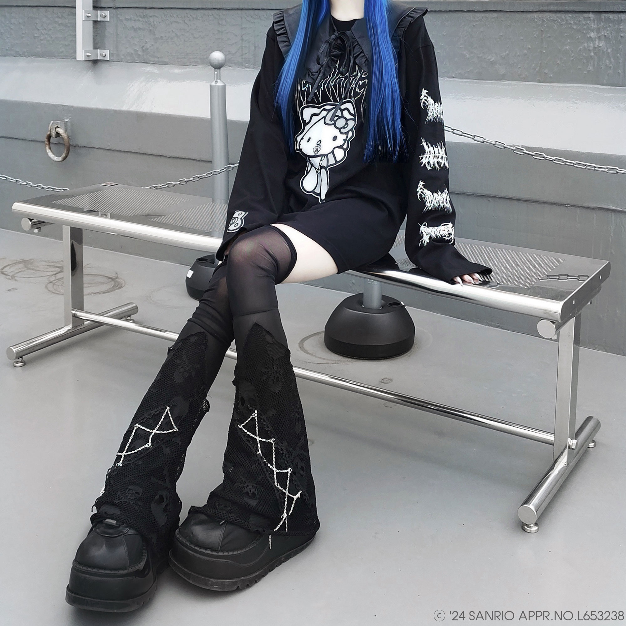 kittyさん専用 QOOZA × HELLO KITTY / KITTYコラボ L/S TEE（Q0068） - QOOZA